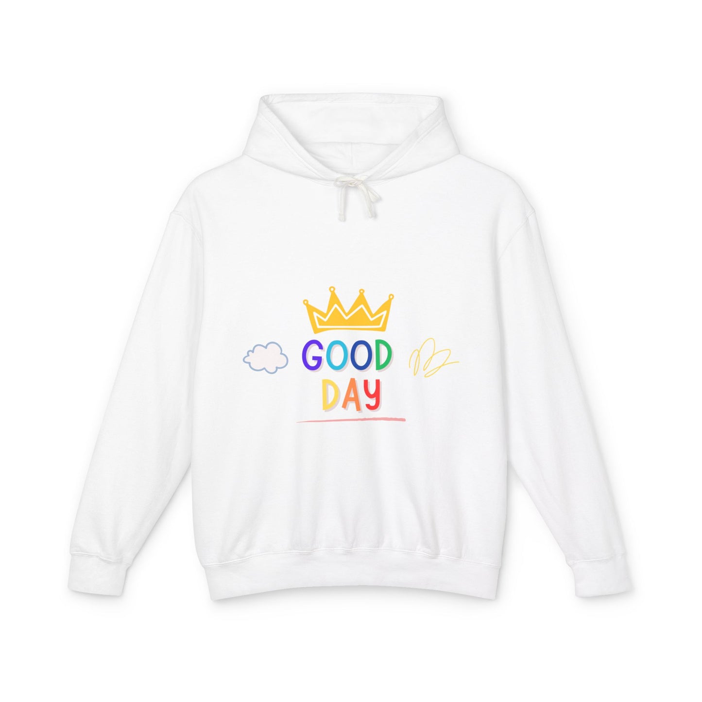 Good Day Lightweight Hooded Sweatshirt - Unisex Casual Wear
