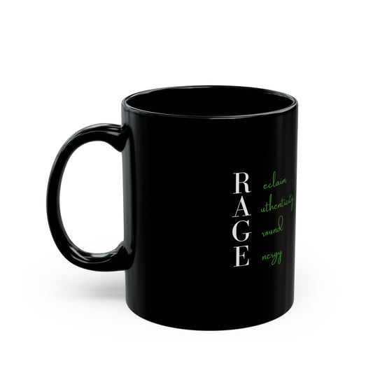 Reclaim Authenticity, Ground Energy Black Mug (11oz)