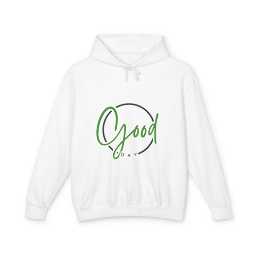 Good Day Unisex Lightweight Hooded Sweatshirt - Casual Comfort for Everyday Wear